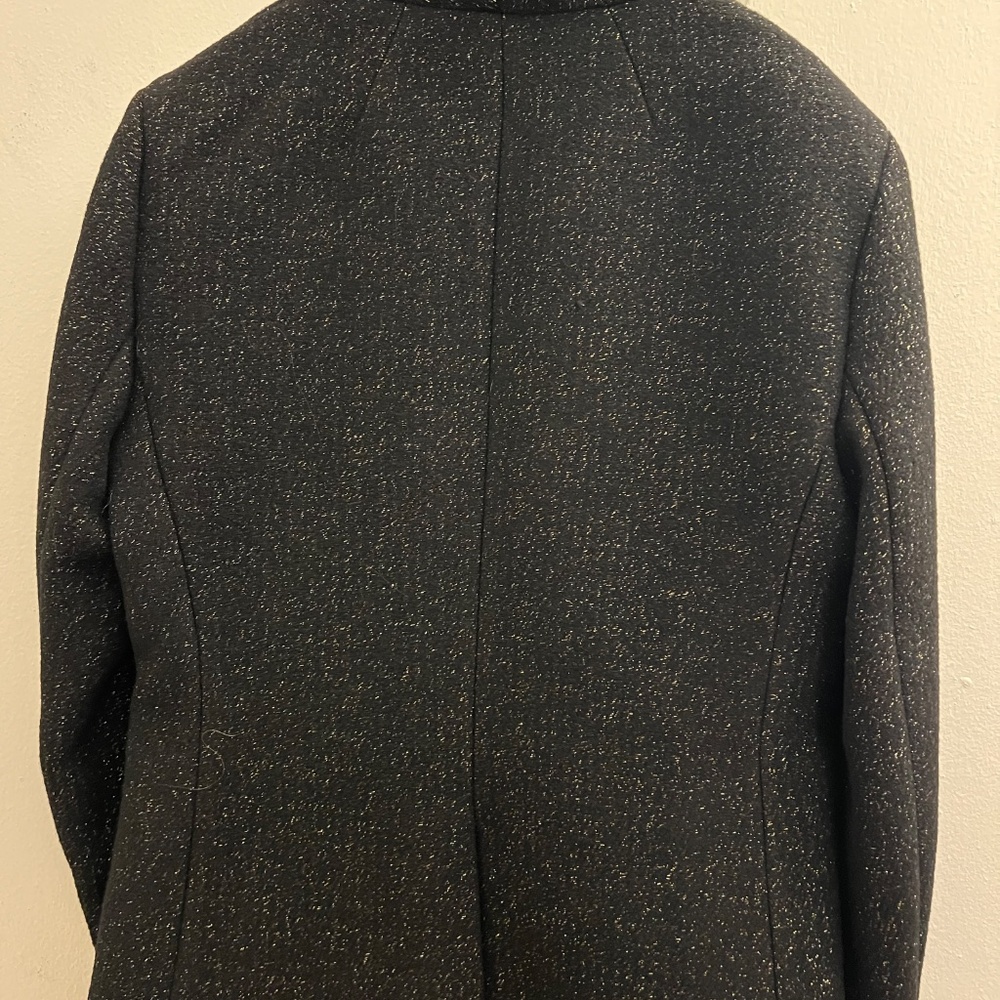 J. Crew Going Out Blazer In Black Lurex NWT - Picture 6 of 11